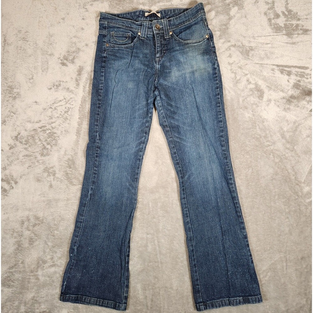 Lee Jeans Women's 31X31 Midrise Straight Leg Blue Pre-Owned‎